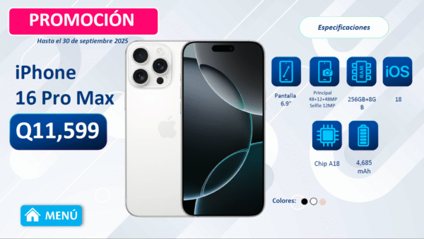 IPHONE 16 PRO MAX TIGO