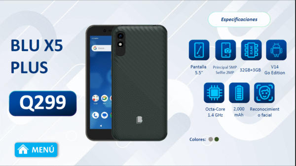 BLU X5 PLUS TIGO