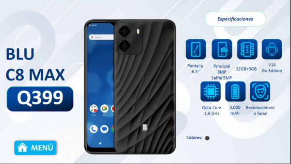 BLU C8 MAX TIGO