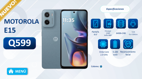 MOTOROLA E15 TIGO