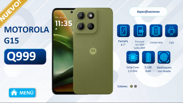 MOTOROLA G15 TIGO