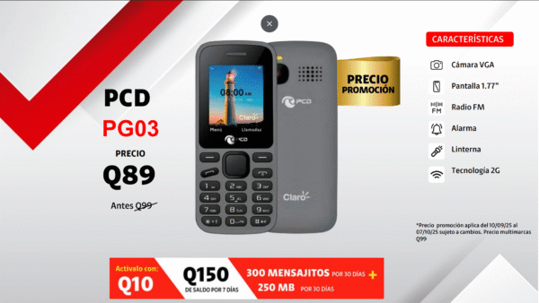PCD PG03 CLARO