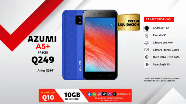 AZUMI A5+ CLARO