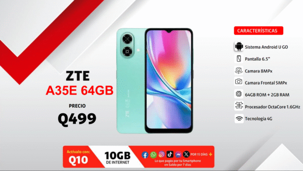 ZTE A35E 64GB CLARO