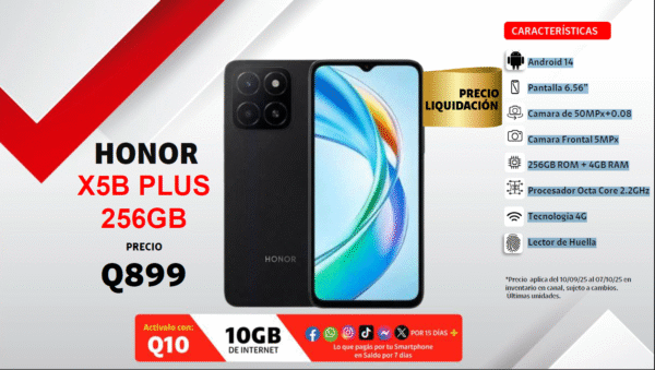 HONOR X5b plus 256GB