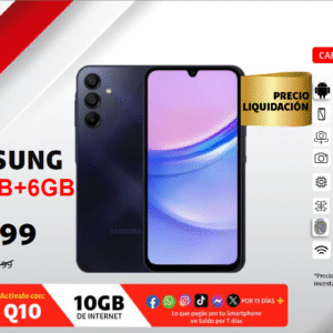 SAMSUNG A15 128GB+6GB CLARO