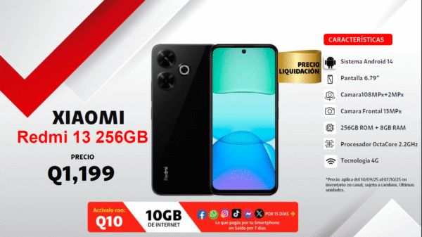 XIAOMI REDMI 13 256GB CLARO