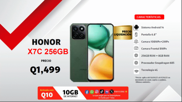 HONOR X7C 256GB