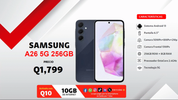 SAMSUNG A26 5G 256GB CLARO